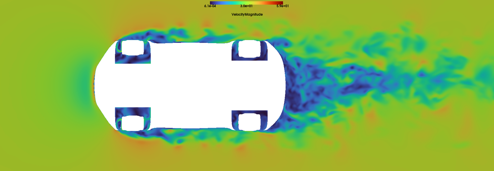 Horizontal velocity section